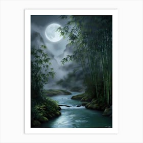 Asian Bamboo Forest Art Print