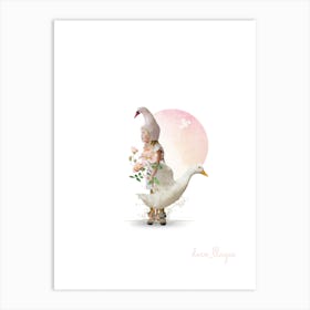 L'oie Art Print