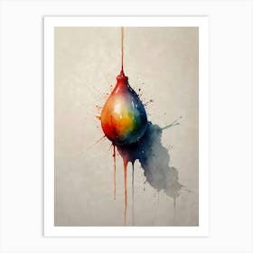 Rainbow Drop Art Print