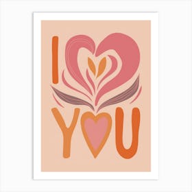 I Love You Graphic Art Print