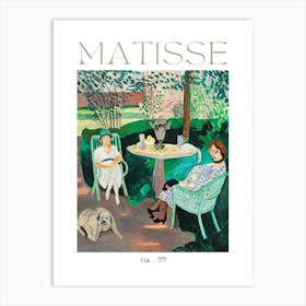 Henri Matisse Poster Print Tea HD Remastered Vibrant Original Antique Art for Feature Wall Green Colorful Garden at Collioure, France in 1919 Art Print