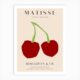 Matisse Papers Rouges Art Print