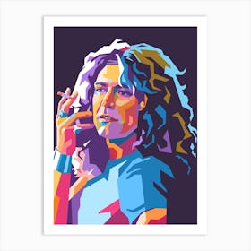 Robert Plant wpap art Art Print