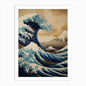 Great Wave Off Kanagawa 7 Art Print