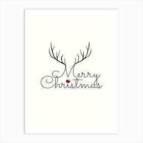 Merry Christmas Art Print