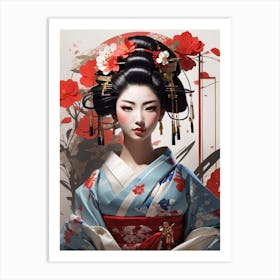 Geisha 4 Art Print