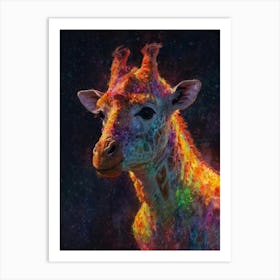 Giraffe Canvas Art 8 Art Print