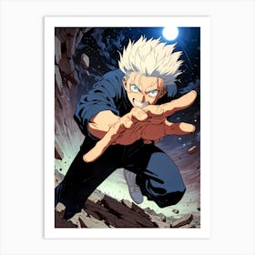 Satoru Gojo Jujutsu Kaisen Anime Manga 1 Art Print