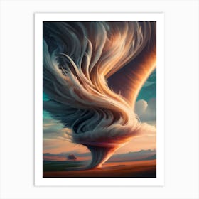 Unatural Twister Art Print