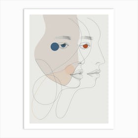 Face Of A Woman 105 Art Print