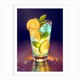 Iced Lemonade 1 Art Print