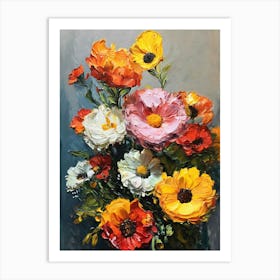 Flowers In A Vase 37 Art Print