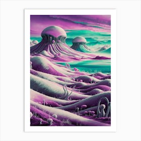 Alien Landscape Art Print