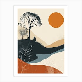 Elaine, Scandinavian Minimalism Art Print