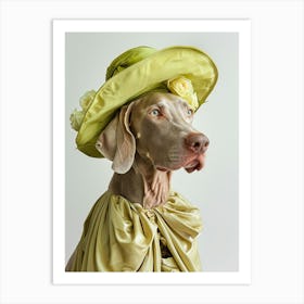 Weimaraners 1 Art Print