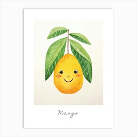 Friendly Kids Mango 2 Poster Art Print