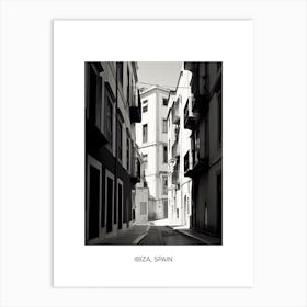 Poster Of Lisbon, Portugal, Photography In Black And White 1 Art Print