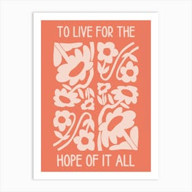 Taylor Swift To Live For The Hope Of It All 4 Poster