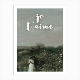 Je T'Aime 1 Art Print