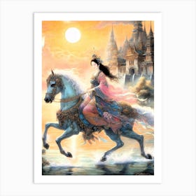 Creative Horse Beauty Illustration Nr 221 Art Print