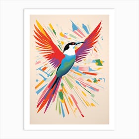 Colourful Bird Painting Common Tern 1 Art Print