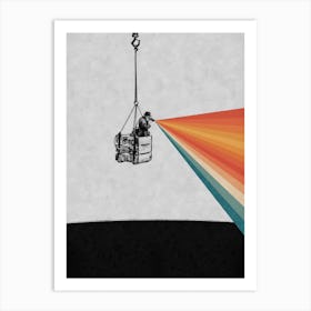 Looking For The Right Angle Art Print