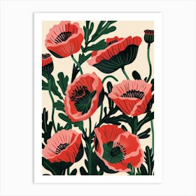 Poppies 71 Art Print