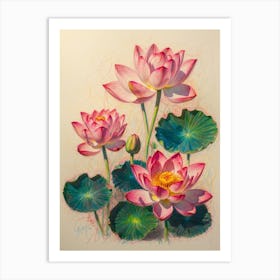 Lotus Flower 3 Art Print