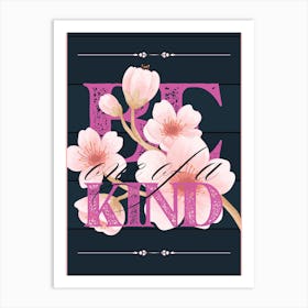 Be One of a Kind Blue Art Print