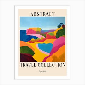 Abstract Travel Collection Poster Cape Verde 1 Art Print