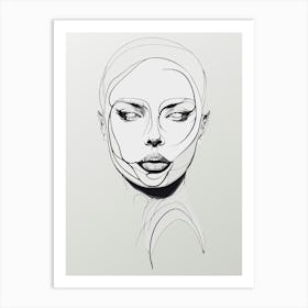 Perfect Face 01 Art Print