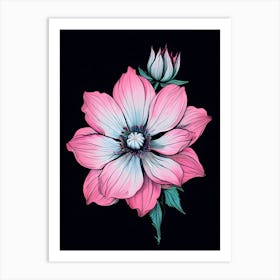 Pink Flower 9 Art Print