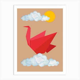 Big Red Bird In the Sky Affiche