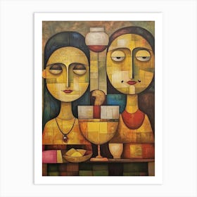 Two Women Art Art Print