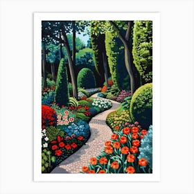 Kensington Gardens London Parks Garden 3 Painting Art Print