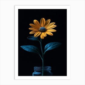 Daisy In A Jar Art Print