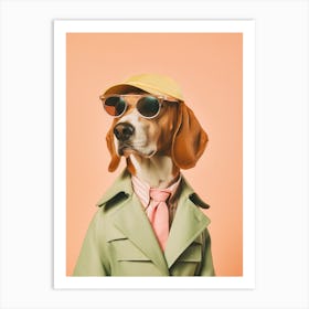 A Beagle Dog 5 Art Print