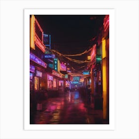 Neon Lights 0 (5) Art Print