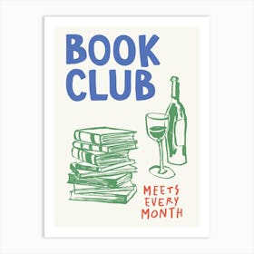 Book Club Art Print