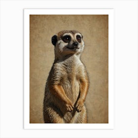 Meerkat 11 Art Print