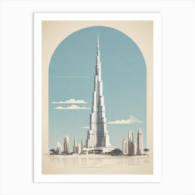 Burj Khalifa Art Print