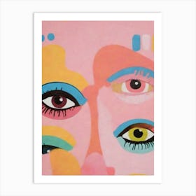 Eyes Of A Woman Art Print