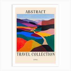 Abstract Travel Collection Poster Eritrea Art Print