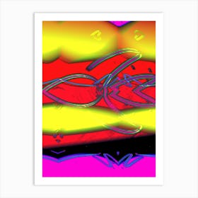 Psychedelic Abstract 3 Art Print