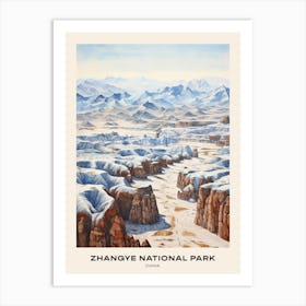 Zhangye National Park China 3 Poster Art Print