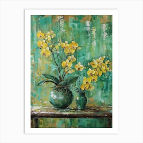 Yellow Orchids 4 Art Print