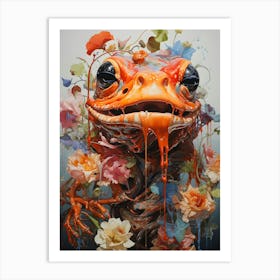 Frog Exployed Art Print