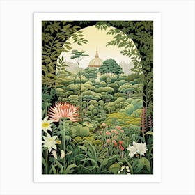 Shanghai Botanical Garden China Henri Rousseau Style 2 Art Print