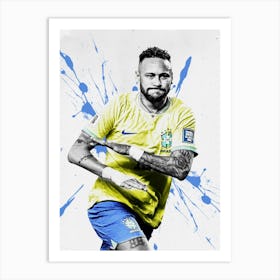 Neymar Brazil 1 Art Print