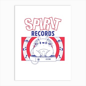 Spirit Records Art Print